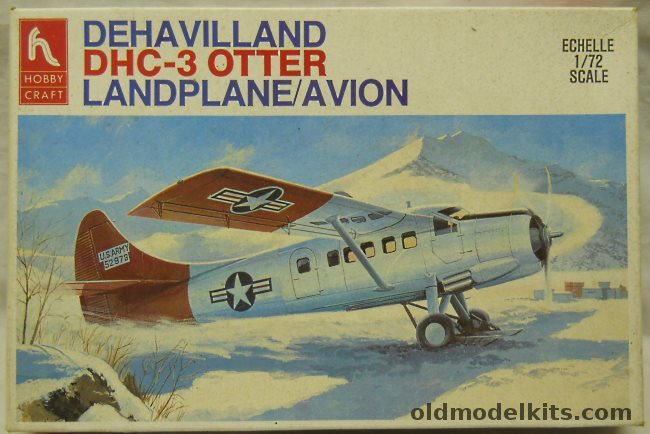 Hobby Craft 1/72 De Havilland DHC-3 Otter - USAF Arctic Supply or RCAF 411 Sq. CRB Downsview - Bagged, HC1396 plastic model kit